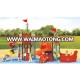 Golden sunshine brand outdoor playground equipment,play area eco-friendly children slide