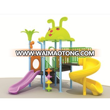 Factory sale durable eco-friendly amusement park outdoor plastic kids playground equipment