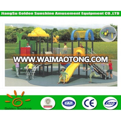 Golden Sunshine brand amusement park equipment funny plastic toys set kids outdoor playground items