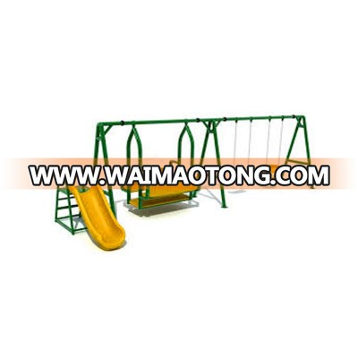 Outdoor toddler swing set