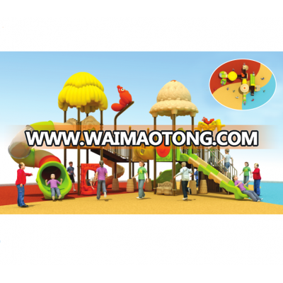 kindergarten amusement equipment plastic material kids outdoor playground